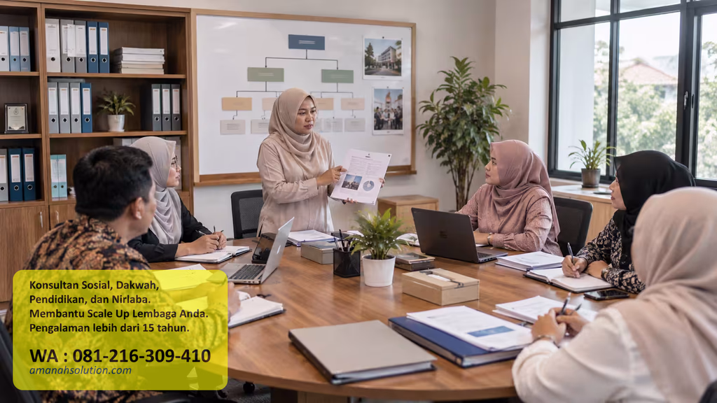 Manajemen yayasan profesional dari Amanah Solution