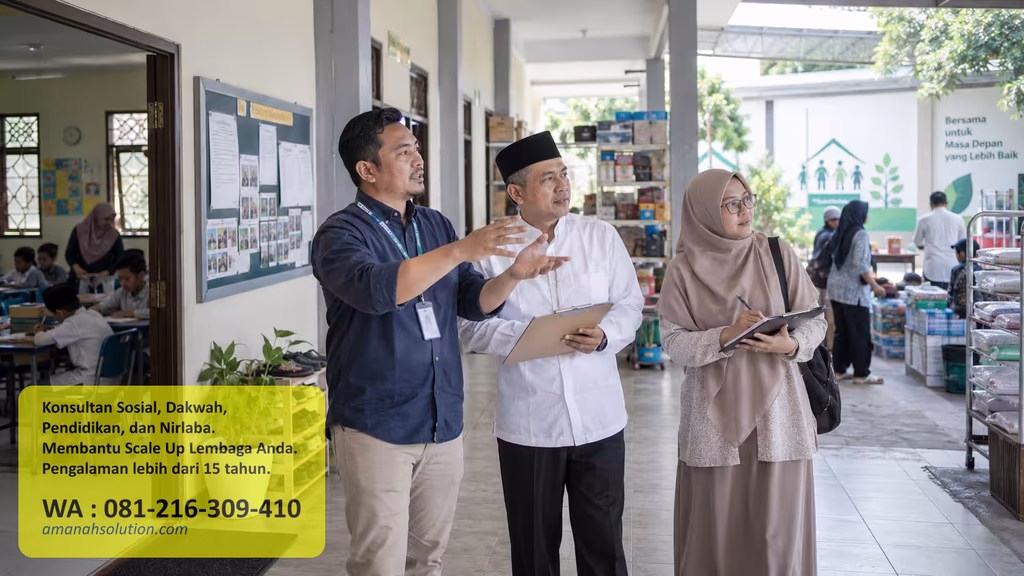 Pendampingan yayasan untuk optimalisasi aset dorman menjadi properti produktif dan sumber kas berkelanjutan