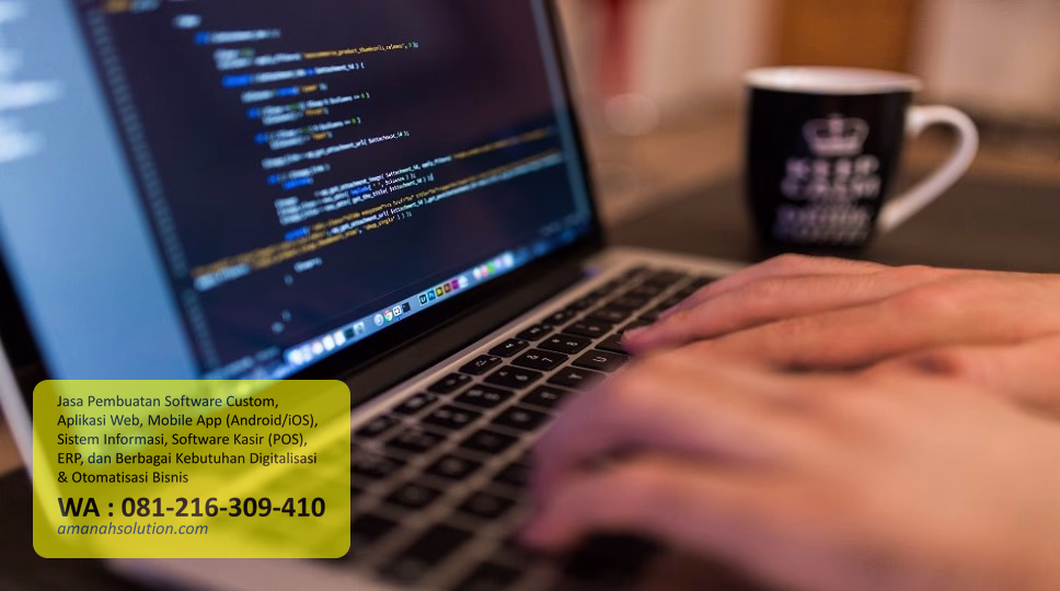 Proses coding dan development sistem ERP custom