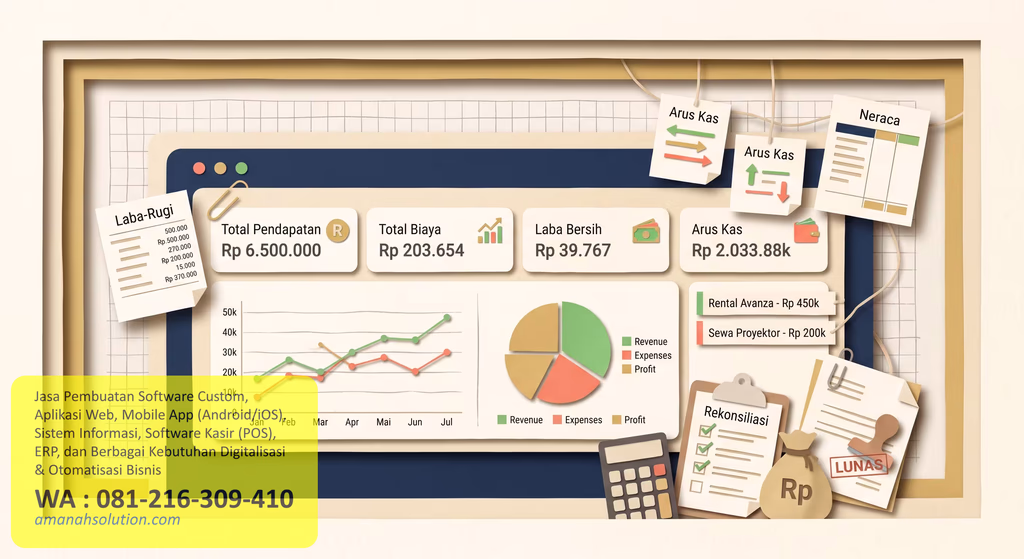 Rekomendasi software house B2B terbaik — aplikasi keuangan bisnis