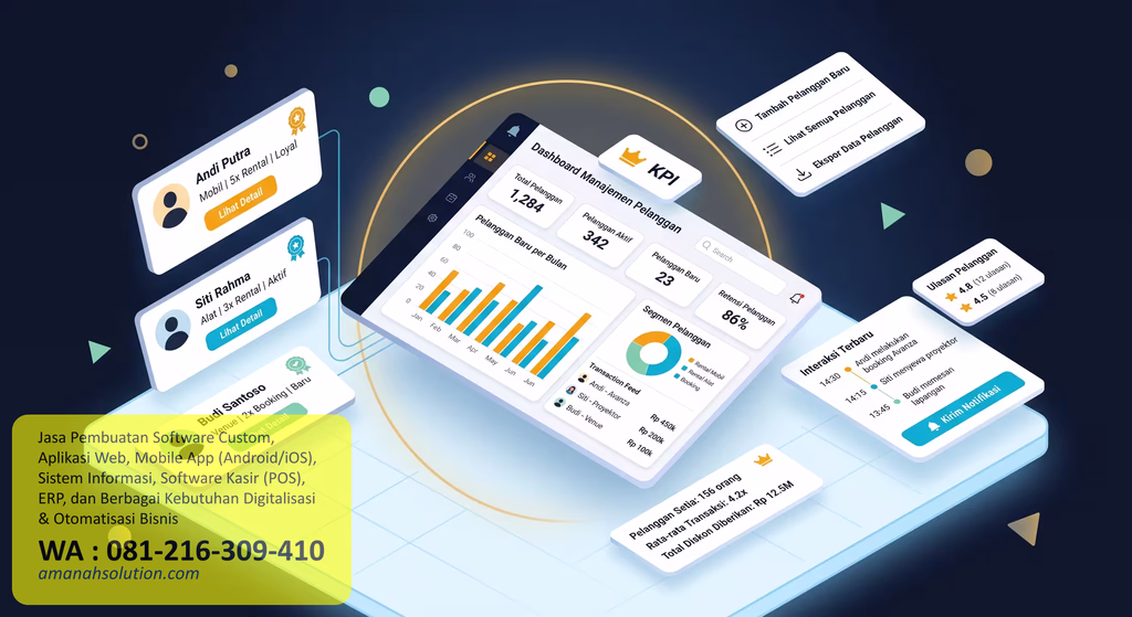 Modul manajemen data pasien dalam sistem SIMRS klinik