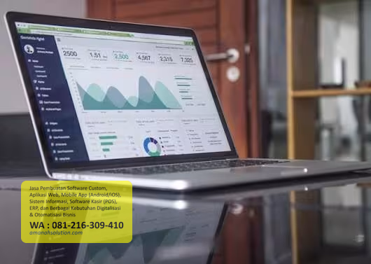 dashboard sistem HRIS digital perusahaan