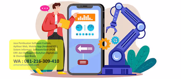 Screenshot sistem otomasi bisnis dan HRIS enterprise