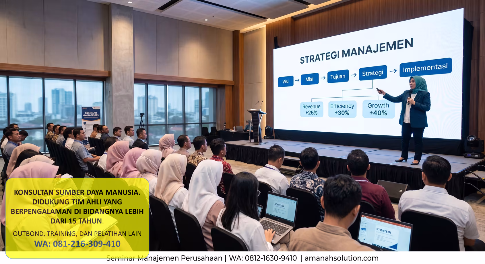 Seminar manajemen perusahaan untuk pelatihan behavioral event interview