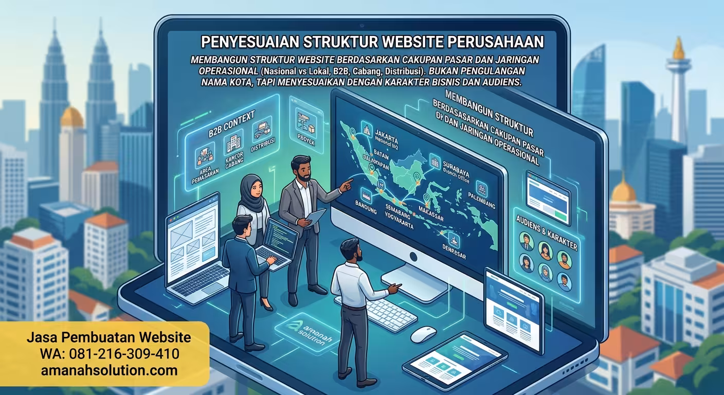 Website perusahaan sebagai fondasi strategi inbound marketing agency