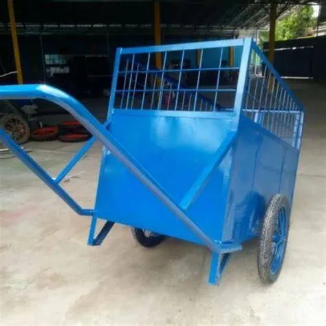 Gerobak Sampah Besi Plat Standar Proyek