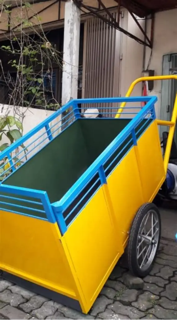 Gerobak Sampah Besi Proyek Tahan Lama