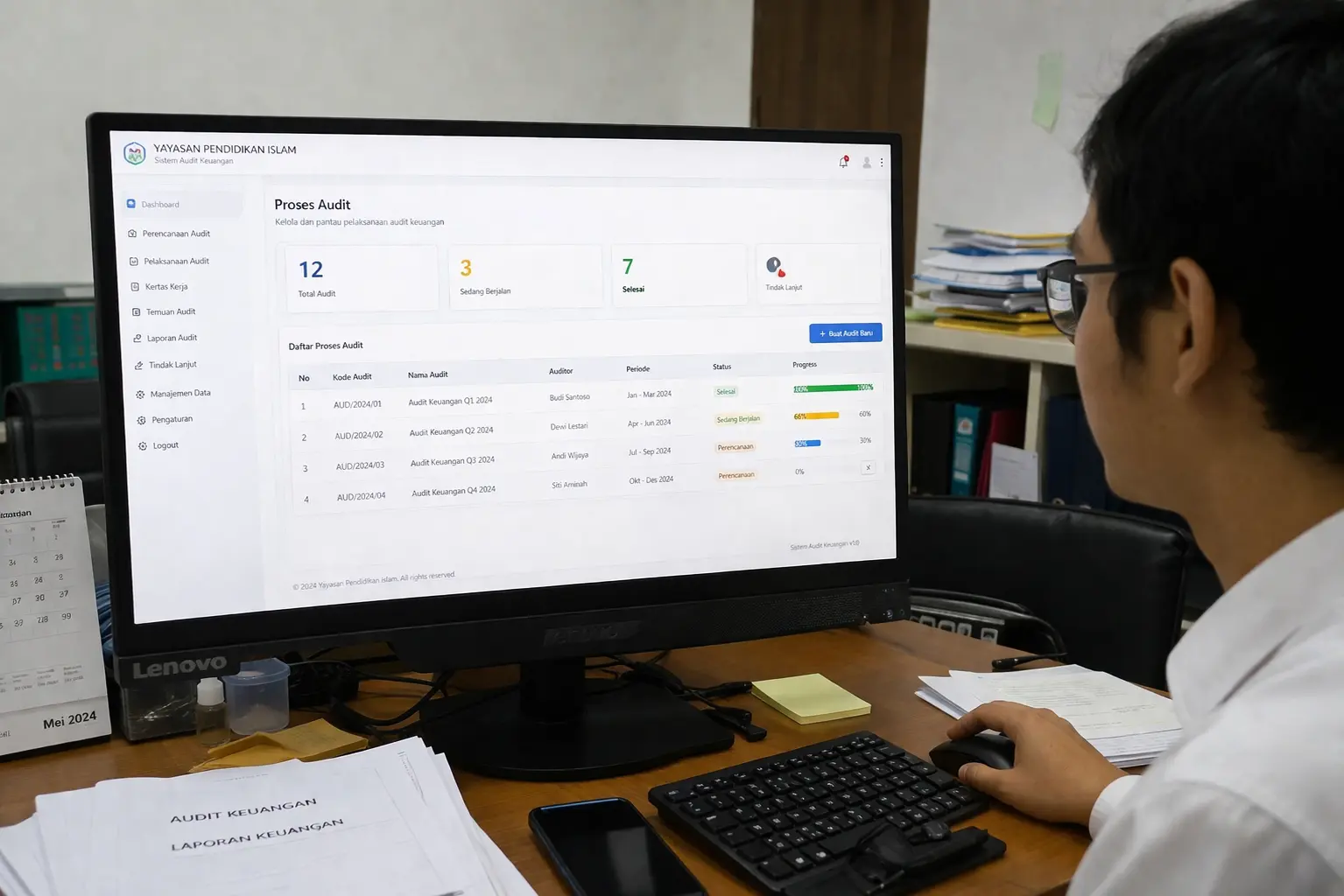 Proses Audit Sistem Manajemen Keuangan Yayasan