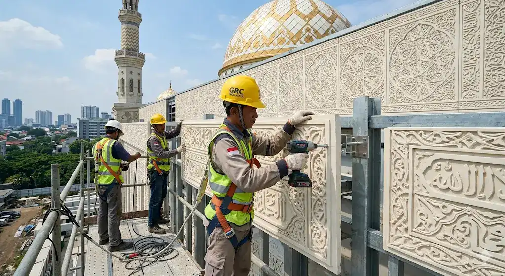 GRC Krawangan Masjid Bekasi