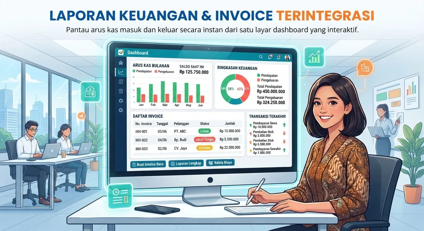 Dashboard Software Invoice