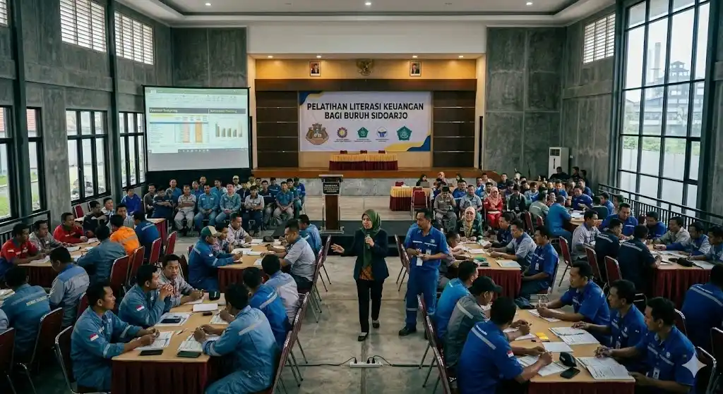Pembicara Literasi Keuangan Buruh Sidoarjo