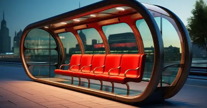 Halte Bus Modular Modern