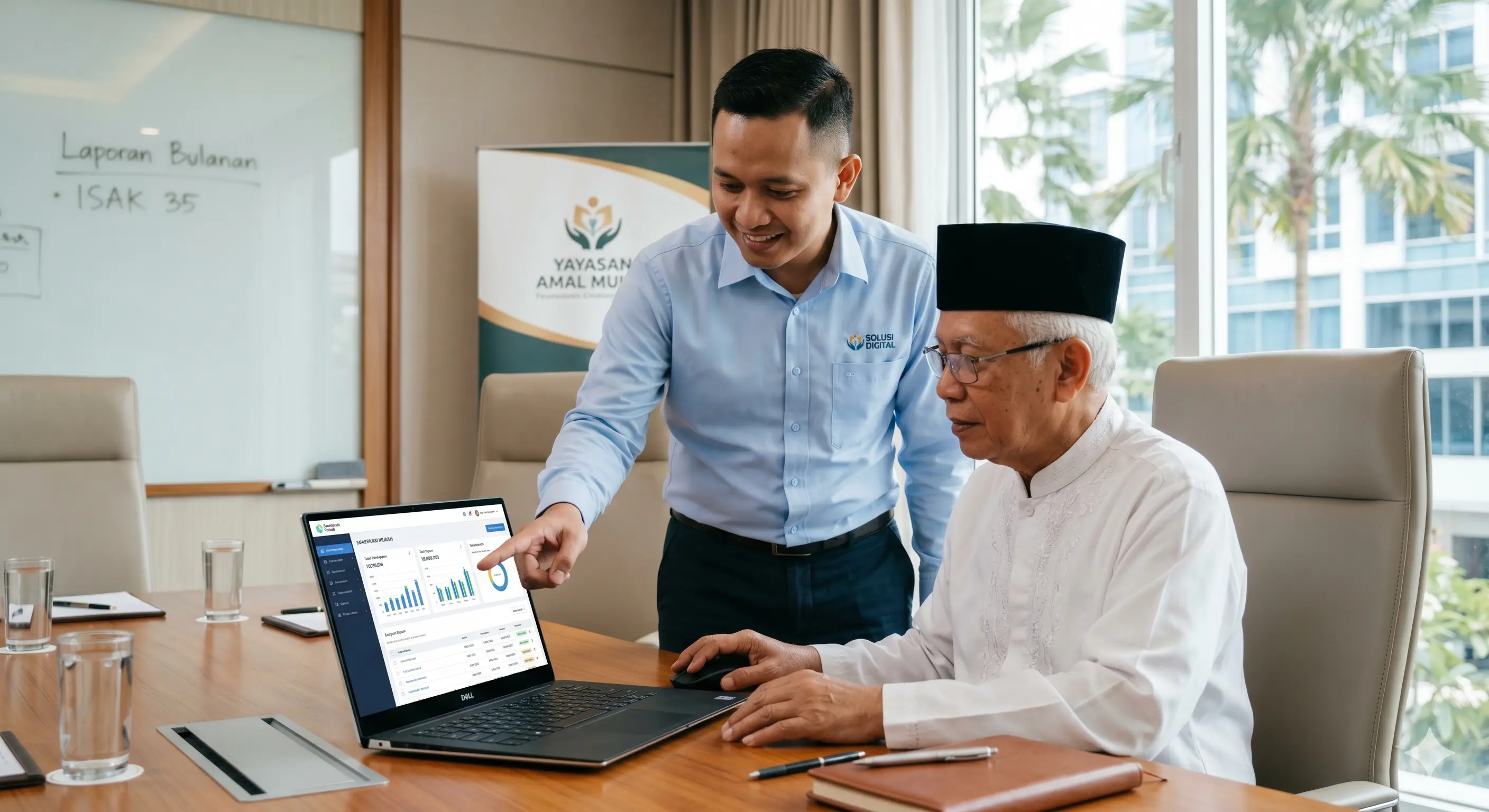 ekosistem terintegrasi sistem informasi keuangan yayasan multi unit digital Indonesia