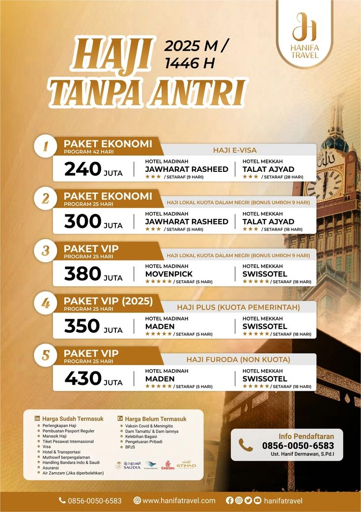 Layanan Agensi Haji Khusus Furoda & Plus