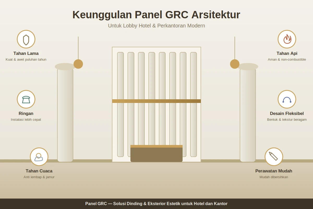 Dinding Eksterior Hotel GRC