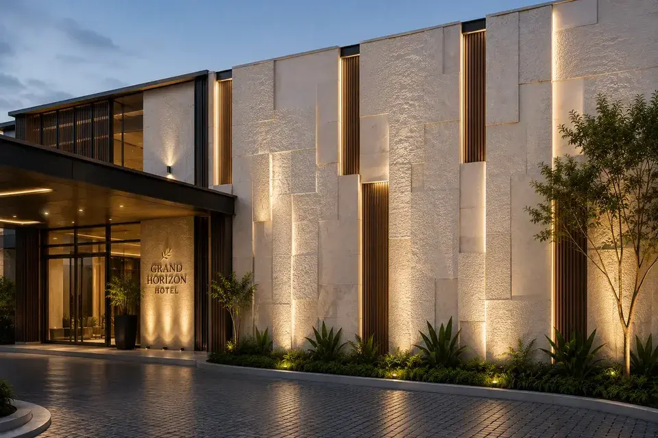 Gambar Proyek GRC Fasad dan Cladding