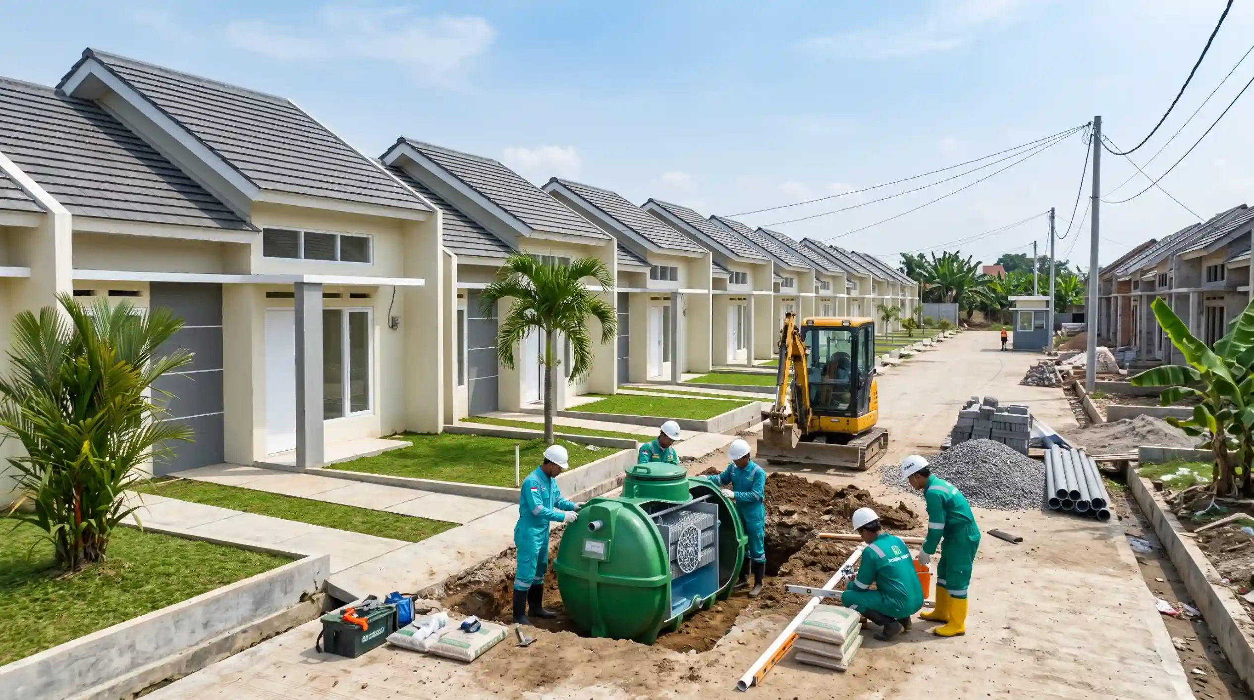 Studi kasus instalasi septic tank biofilter ramah lingkungan pada 30 unit rumah di perumahan